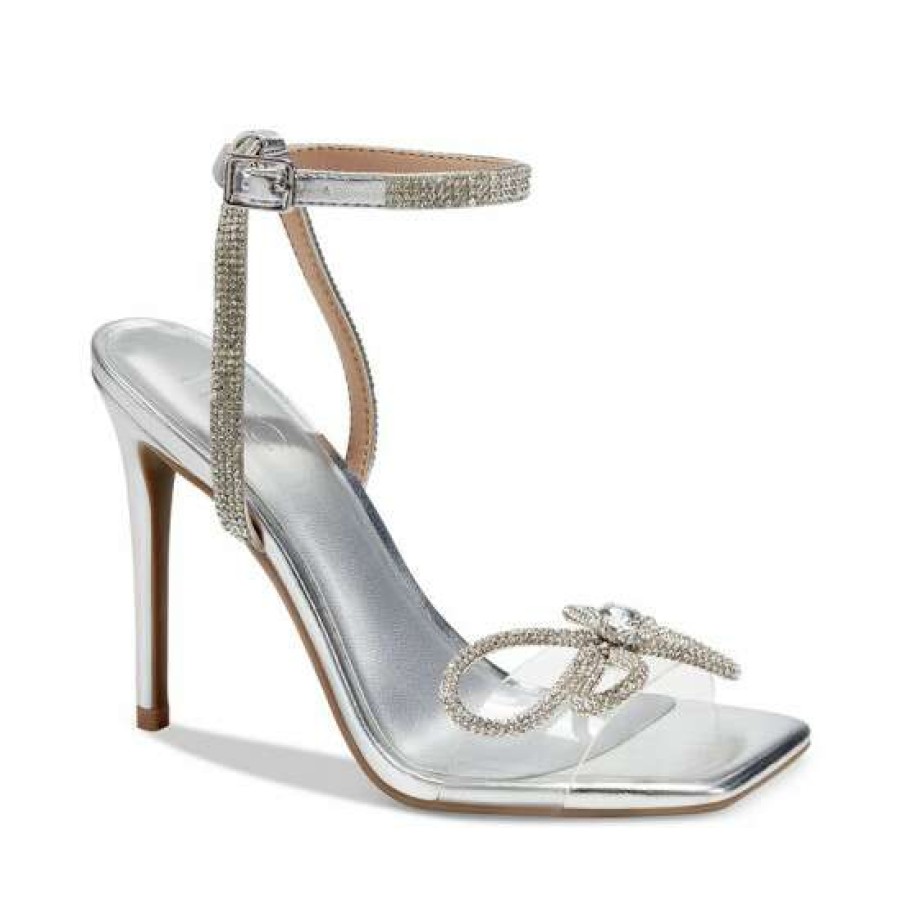 Shoes INC International Concepts | Best Sale Inc International Concepts Women'S Lively Ankle-Strap Dress Sandals, Created For Macy'S Clear Bling