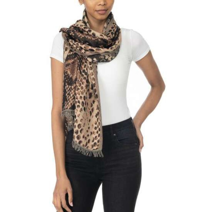 Handbags & Accessories INC International Concepts | Hot Sale Inc International Concepts Animal Jacquard Wrap, Created For Macy'S