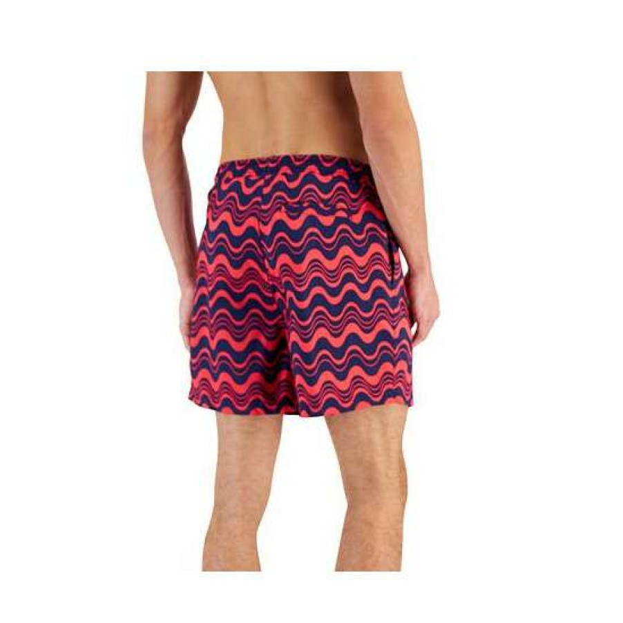 Men INC International Concepts | Wholesale Inc International Concepts Men'S Wave-Print Swim Shorts, Created For Macy'S