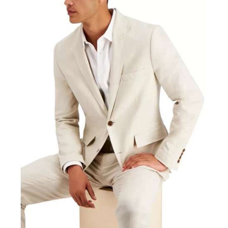 Men INC International Concepts | Promo Inc International Concepts Men'S Slim-Fit Stretch Linen Blend Suit Jacket, Created For Macy'S