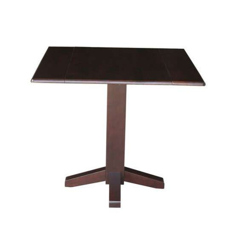 Furniture INC International Concepts | New International Concepts 36 Square Dual Drop Leaf Dining Table