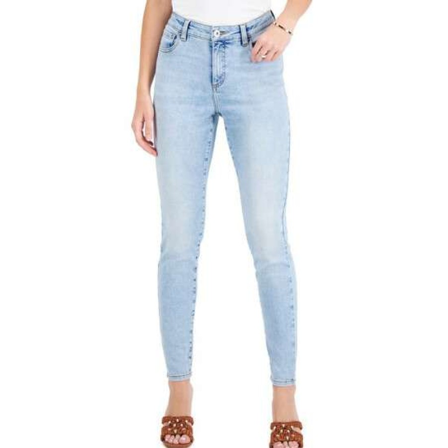 Women INC International Concepts | Wholesale Inc International Concepts Women'S Mid-Rise Skinny Jeans, Created For Macy'S Light Indigo