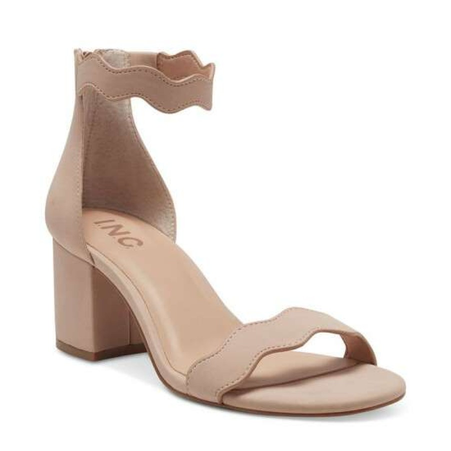 Shoes INC International Concepts | Outlet Inc International Concepts Women'S Hadwin Scallop Two-Piece Sandals, Created For Macy'S