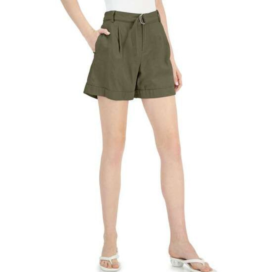 Women INC International Concepts | Outlet Inc International Concepts Women'S High Rise Belted Shorts, Created For Macy'S