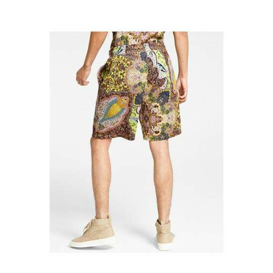 Women INC International Concepts | Best Reviews Of Inc International Concepts I.N.C. International Concepts Men'S Regular-Fit Paisley 9 Drawstring Shorts, Created For Macy'S Lentil Sprout