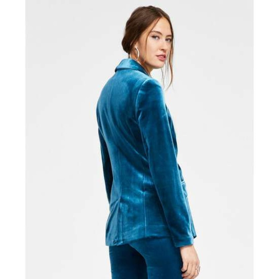 Women INC International Concepts | Best Sale Inc International Concepts Women'S Velvet Blazer, Created For Macy'S