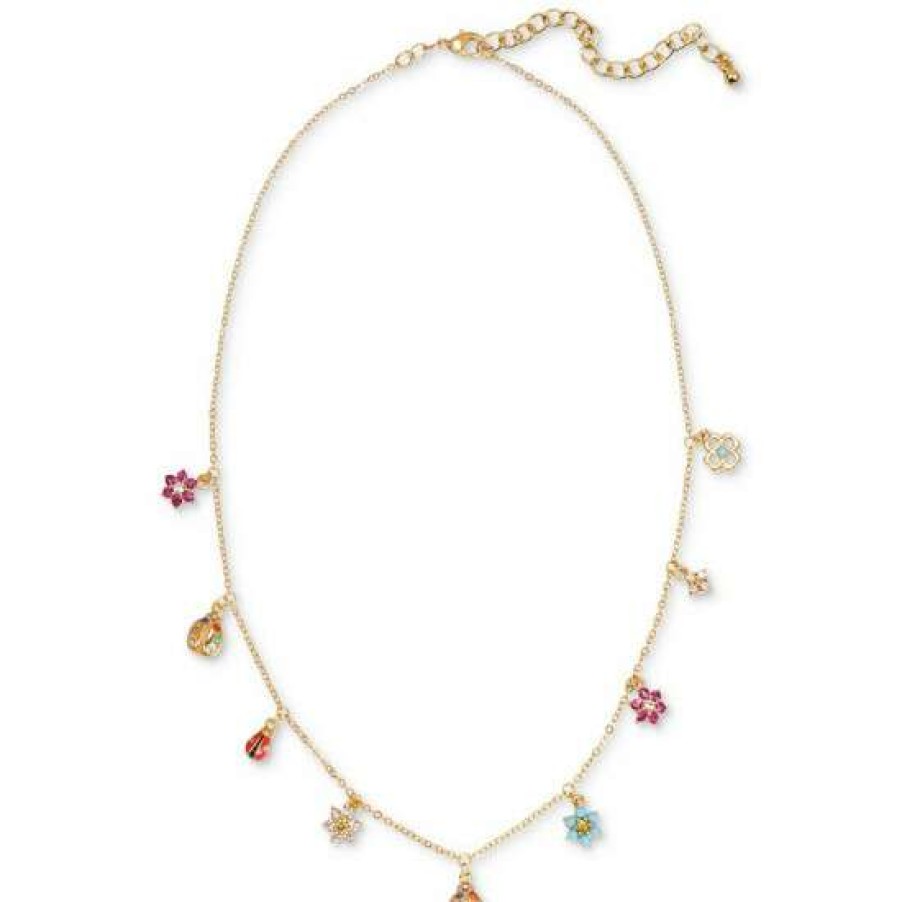 Jewelry & Watches INC International Concepts | Coupon Inc International Concepts Gold-Tone Color Charm Necklace, 18 + 3 Extender, Created For Macy'S Multi