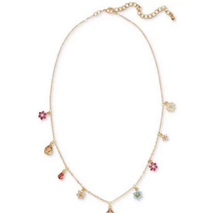 Jewelry & Watches INC International Concepts | Coupon Inc International Concepts Gold-Tone Color Charm Necklace, 18 + 3 Extender, Created For Macy'S Multi