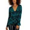 Women INC International Concepts | Coupon Inc International Concepts Petite Print Ruched Top, Created For Macy'S