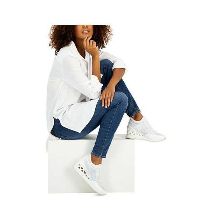 Shoes INC International Concepts | Hot Sale Inc International Concepts Women'S Ramilah Sneakers, Created For Macy'S Silver Bling