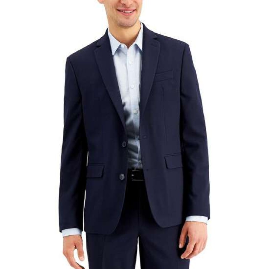 Men INC International Concepts | Wholesale Inc International Concepts Men'S Slim-Fit Navy Solid Suit Jacket, Created For Macy'S Timeless Navy Combo