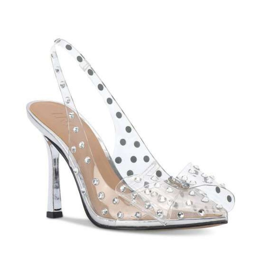 Shoes INC International Concepts | New Inc International Concepts Women'S Sileny Slingback Pumps, Created For Macy'S Clear Bling