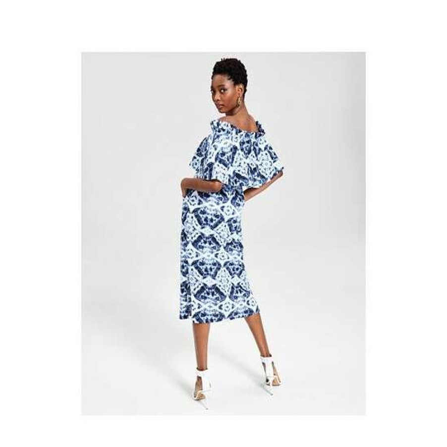 Women INC International Concepts | Buy Inc International Concepts Women'S Cotton Tie-Dyed Dress, Created For Macy'S Dia Dye Cm