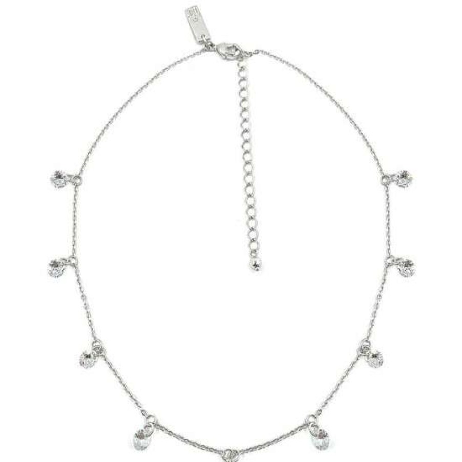 Jewelry & Watches INC International Concepts | Deals Inc International Concepts Cubic Zirconia Crystal Drop Necklace, Created For Macy'S