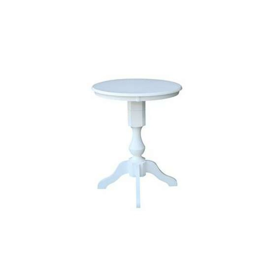 Furniture INC International Concepts | Coupon International Concepts 30 Round Top Pedestal Table- 34.9H White