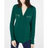 Women INC International Concepts | Wholesale Inc International Concepts Women'S Zip-Pocket Blouse, Created For Macy'S