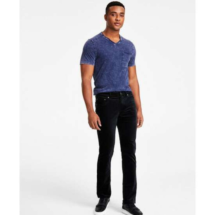 Men INC International Concepts | Cheap Inc International Concepts Men'S Slim-Straight Fit Velour Jeans, Created For Macy'S