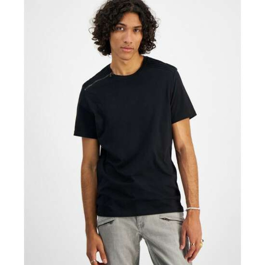 Men INC International Concepts | Discount Inc International Concepts I.N.C. International Concepts Men'S Zip T-Shirt, Created For Macy'S