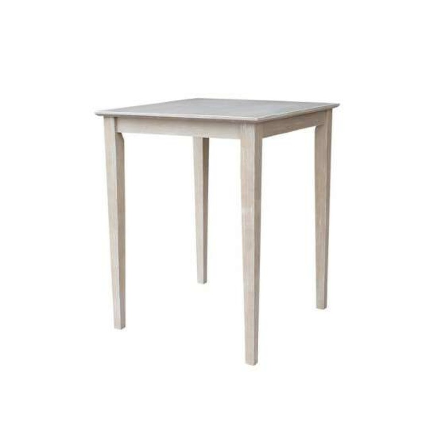 Furniture INC International Concepts | Brand New International Concepts Solid Wood Top Table Counter Height No Color