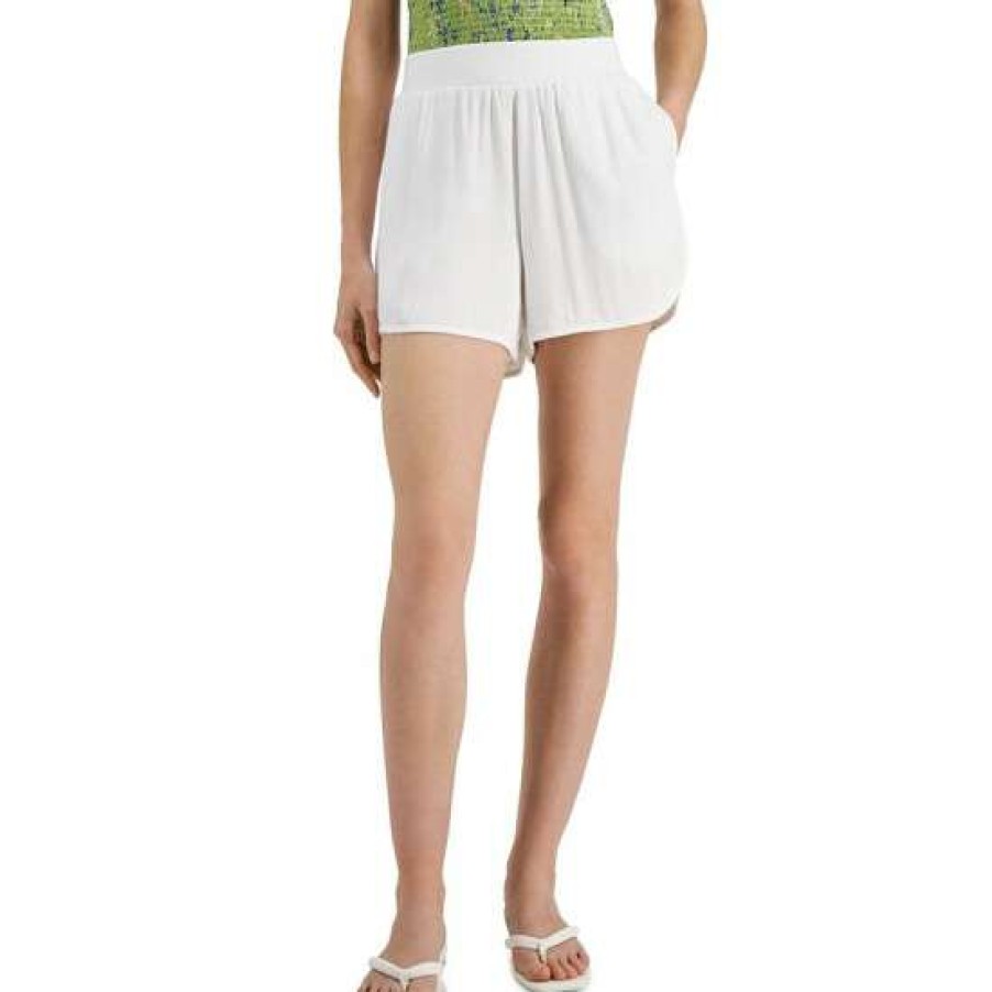 Women INC International Concepts | Discount Inc International Concepts Pull-On Gauze Shorts, Created For Macy'S Bright White