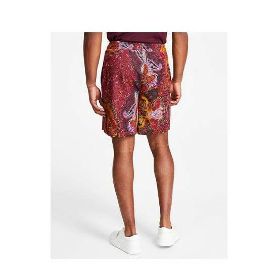 Women INC International Concepts | Cheapest Inc International Concepts Men'S Ero Regular-Fit Paisley-Print 7 Drawstring Shorts, Created For Macy'S Port