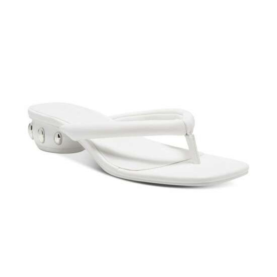 Shoes INC International Concepts | Wholesale Inc International Concepts Jaycin Thong Sandals, Created For Macy'S White Smooth