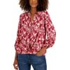 Women INC International Concepts | Flash Sale Inc International Concepts Women'S Botanical-Print Button-Up Long-Sleeve Shirt, Created For Macy'S