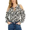 Women INC International Concepts | Best Reviews Of Inc International Concepts Women'S Printed Cold-Shoulder Top, Created For Macy'S Jungle Cascade