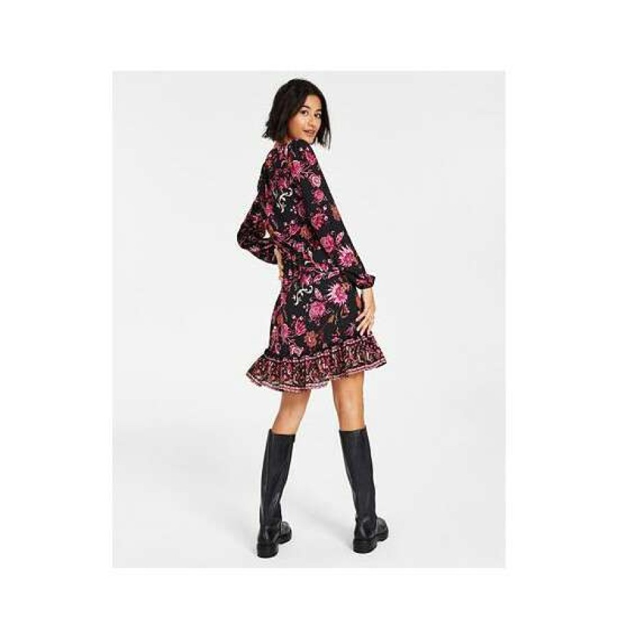 Women INC International Concepts | Brand New Inc International Concepts Women'S Floral-Print Mini Dress, Created For Macy'S Fiona Garden