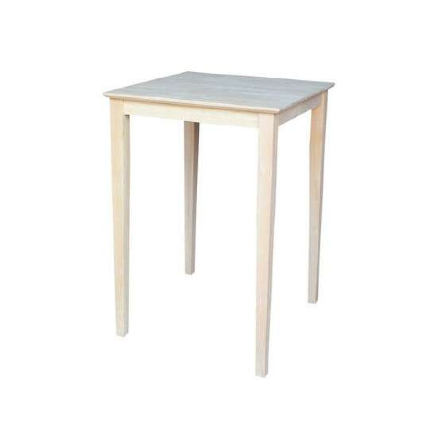 Furniture INC International Concepts | New International Concepts Solid Wood Top Table No Color