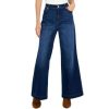 Women INC International Concepts | Flash Sale Inc International Concepts Petite High-Rise Wide-Leg Jeans, Created For Macy'S Dark Indigo