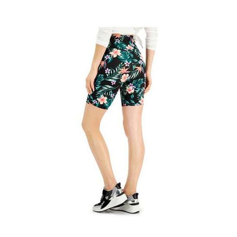 Women INC International Concepts | Best Pirce Inc International Concepts Tropical-Print Bike Shorts, Created For Macy'S Tropical Floral