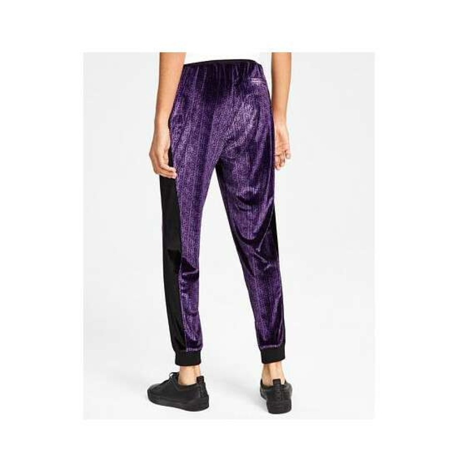 Men INC International Concepts | Best Deal Inc International Concepts Men'S Gemini Classic-Fit Geometric Tracksuit Pants, Created For Macy'S Deep Purple