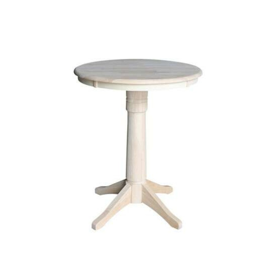 Furniture INC International Concepts | Outlet International Concepts 30 Round Top Pedestal Table- 34.9H No Color