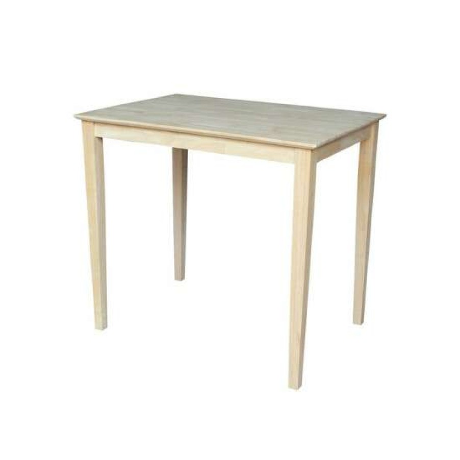 Furniture INC International Concepts | Outlet International Concepts Solid Wood Top Table No Color