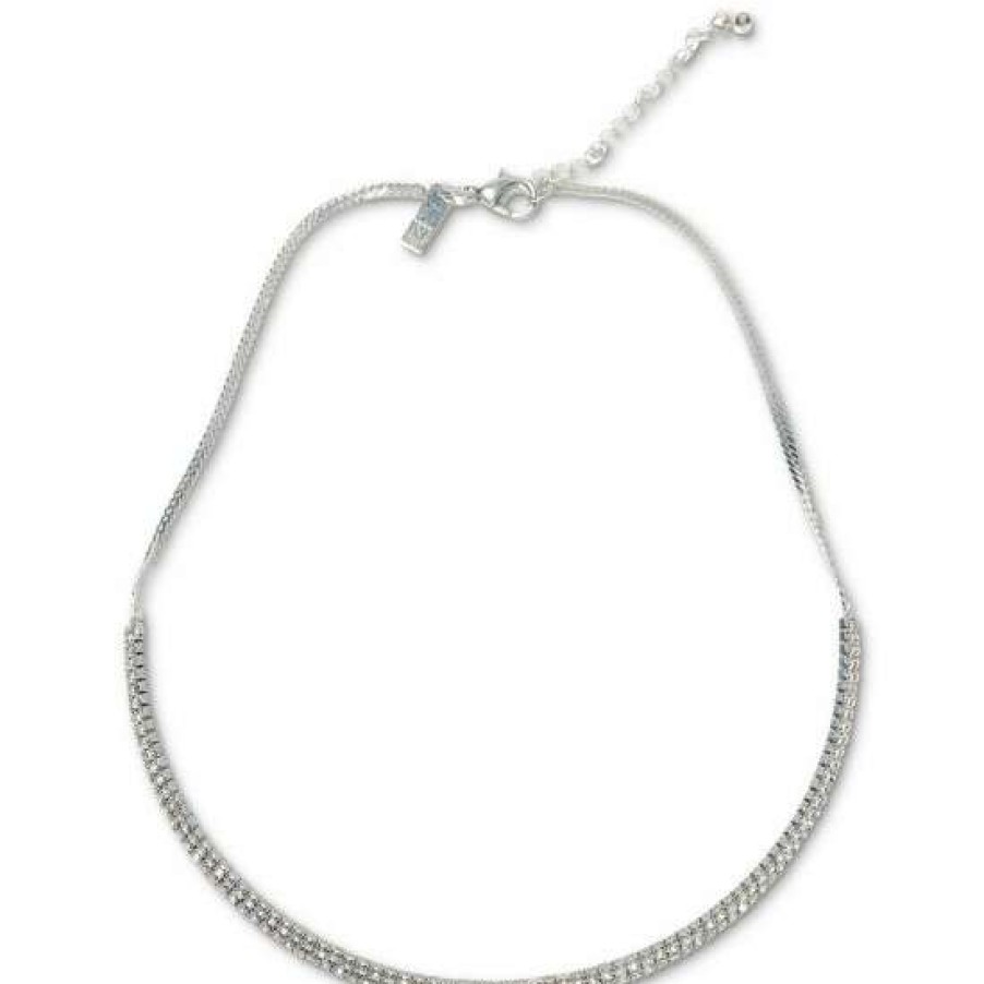 Jewelry & Watches INC International Concepts | Coupon Inc International Concepts 16 Crystal Collar Necklace, Created For Macy'S