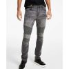 Women INC International Concepts | Discount Inc International Concepts Men'S Herbie Skinny-Fit Moto Jeans, Created For Macy'S Grey Wash