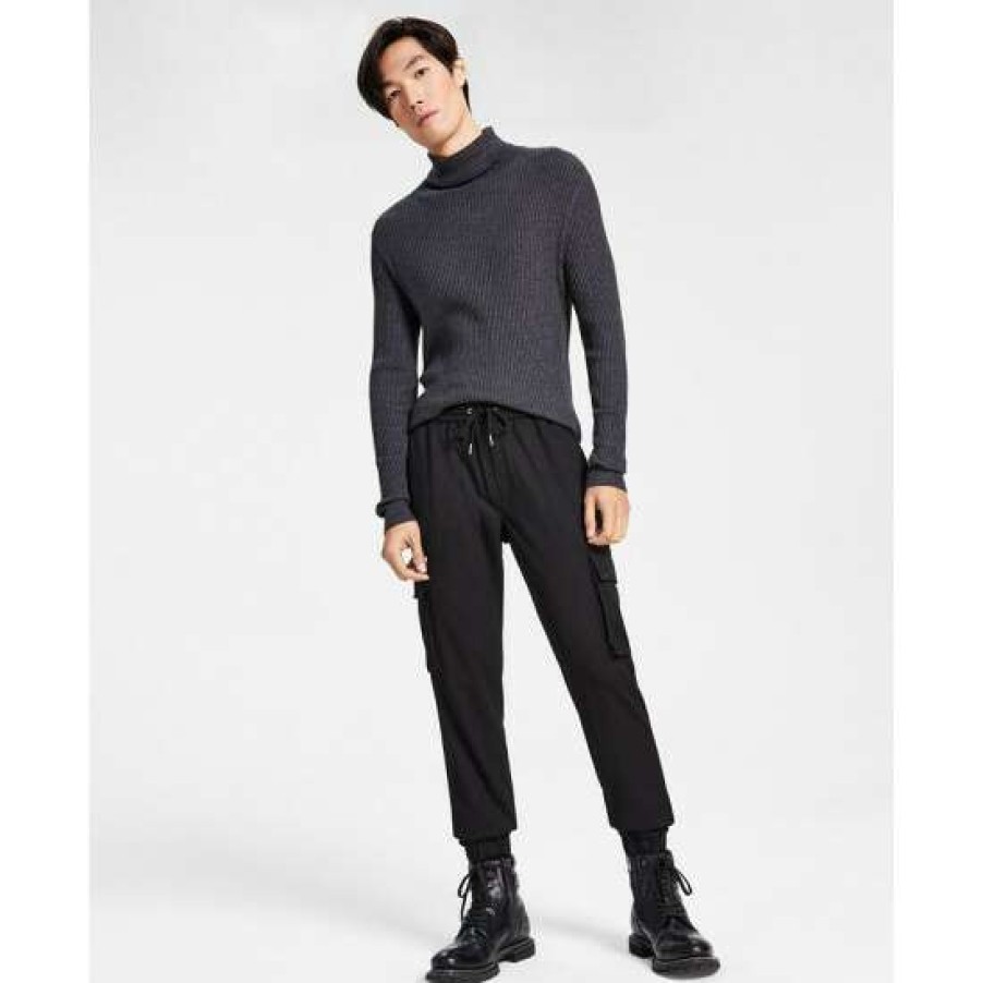 Men INC International Concepts | Outlet Inc International Concepts Men'S Slim-Fit Brushed Cargo Jogger Pants, Created For Macy'S