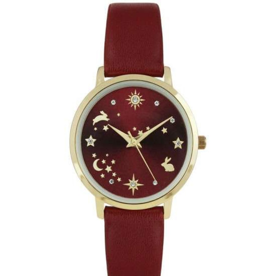 Jewelry & Watches INC International Concepts | Wholesale Inc International Concepts Women'S Strap Watch 35Mm, Created For Macy'S Red