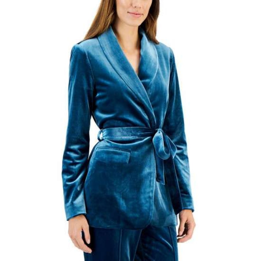 Women INC International Concepts | Top 10 Inc International Concepts Velvet Wrap Blazer, Created For Macy'S