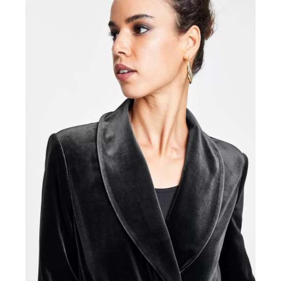 Women INC International Concepts | Top 10 Inc International Concepts Velvet Wrap Blazer, Created For Macy'S