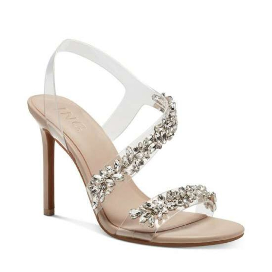 Shoes INC International Concepts | Deals Inc International Concepts Nashbelle Slingback Sandals, Created For Macy'S Clear Bling