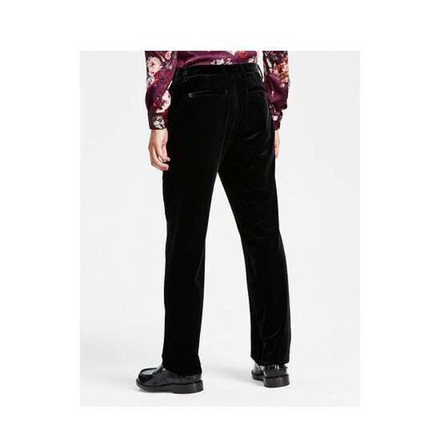 Men INC International Concepts | Cheapest Inc International Concepts Men'S Owen Slim-Fit Velvet Suit Pants, Created For Macy'S