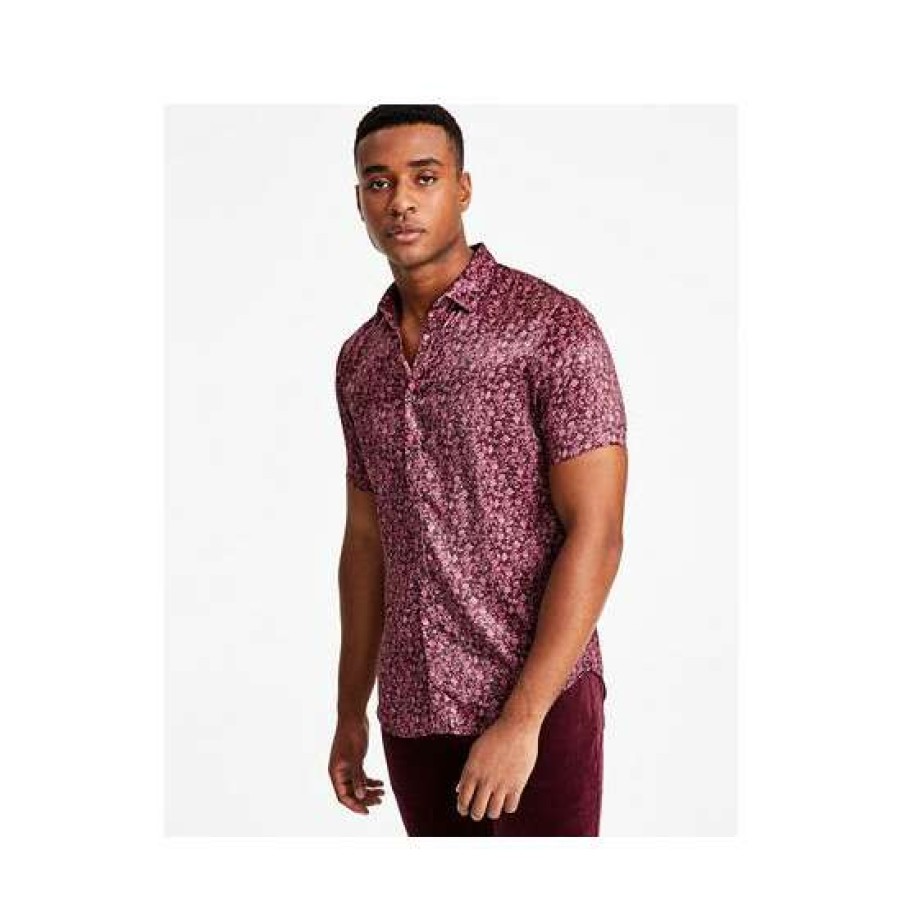 Men INC International Concepts | Hot Sale Inc International Concepts Men'S James Regular-Fit Floral Ditsy-Print Shirt, Created For Macy'S Port