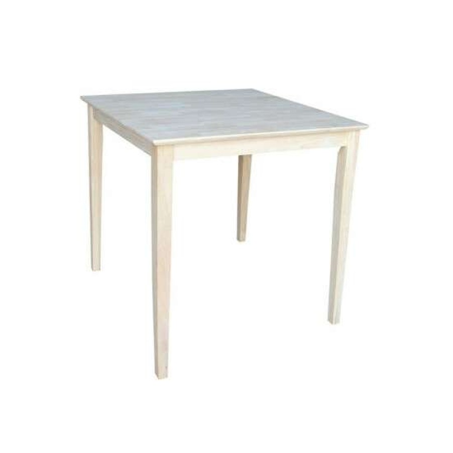 Furniture INC International Concepts | Best Deal International Concepts Solid Wood Top Table No Color