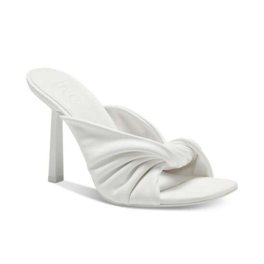 Shoes INC International Concepts | Brand New Inc International Concepts Birana Twisted Slide Sandals, Created For Macy'S White Smooth