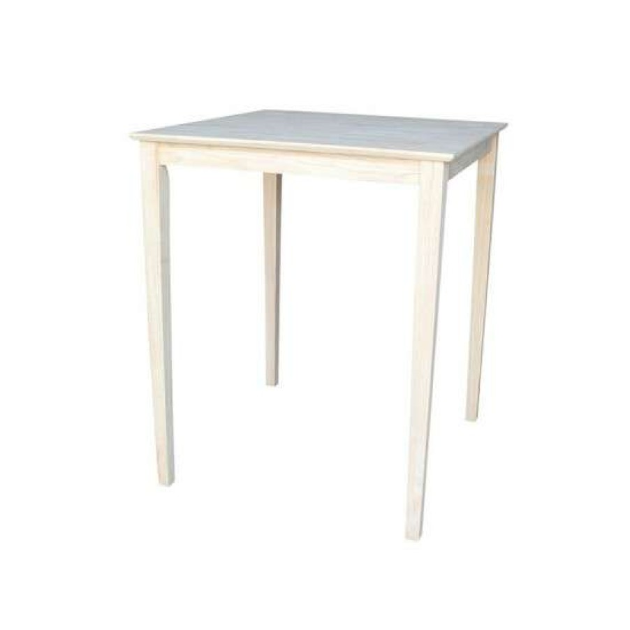 Furniture INC International Concepts | Cheap International Concepts Solid Wood Top Table No Color