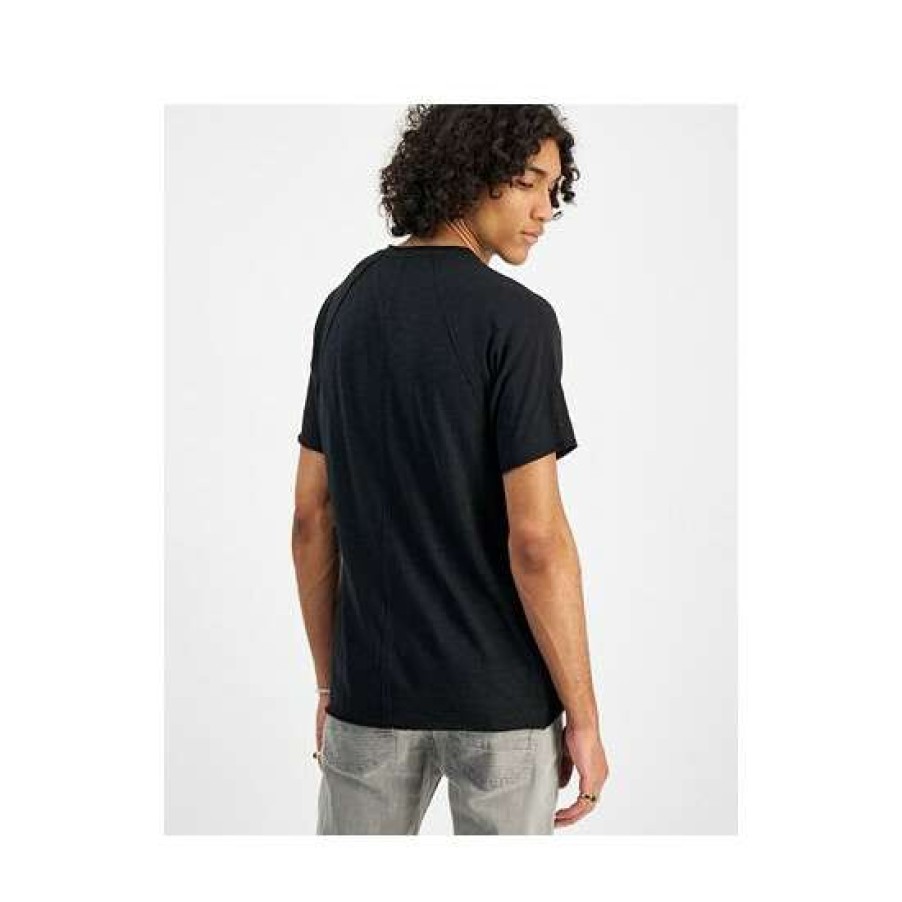 Men INC International Concepts | Cheap Inc International Concepts I.N.C. International Concepts Men'S Pieced Raw-Edge T-Shirt, Created For Macy'S