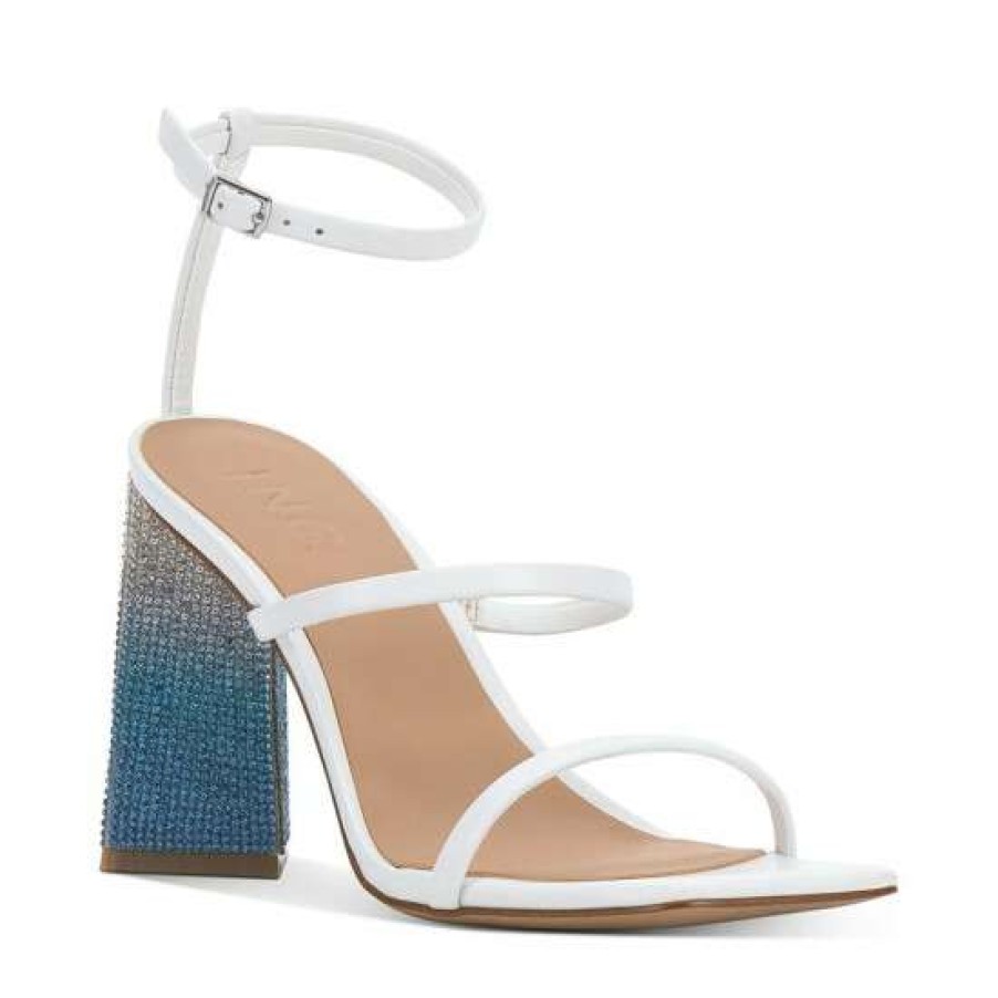 Shoes INC International Concepts | Top 10 Inc International Concepts Bixa Strappy Sandals, Created For Macy'S White Smooth