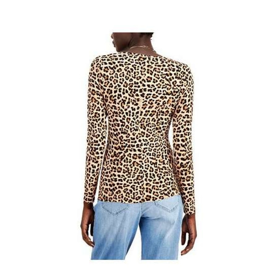 Women INC International Concepts | Best Reviews Of Inc International Concepts Women'S Leopard-Print Scoop-Neck Top, Created For Macy'S Classic Cheetah